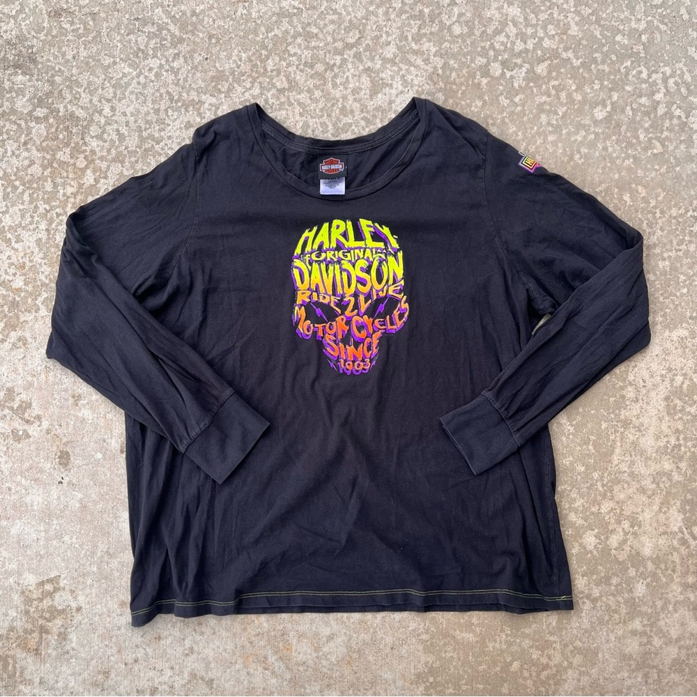 Womens Harley Davidson Long Sleeve T-Shirt 3XL